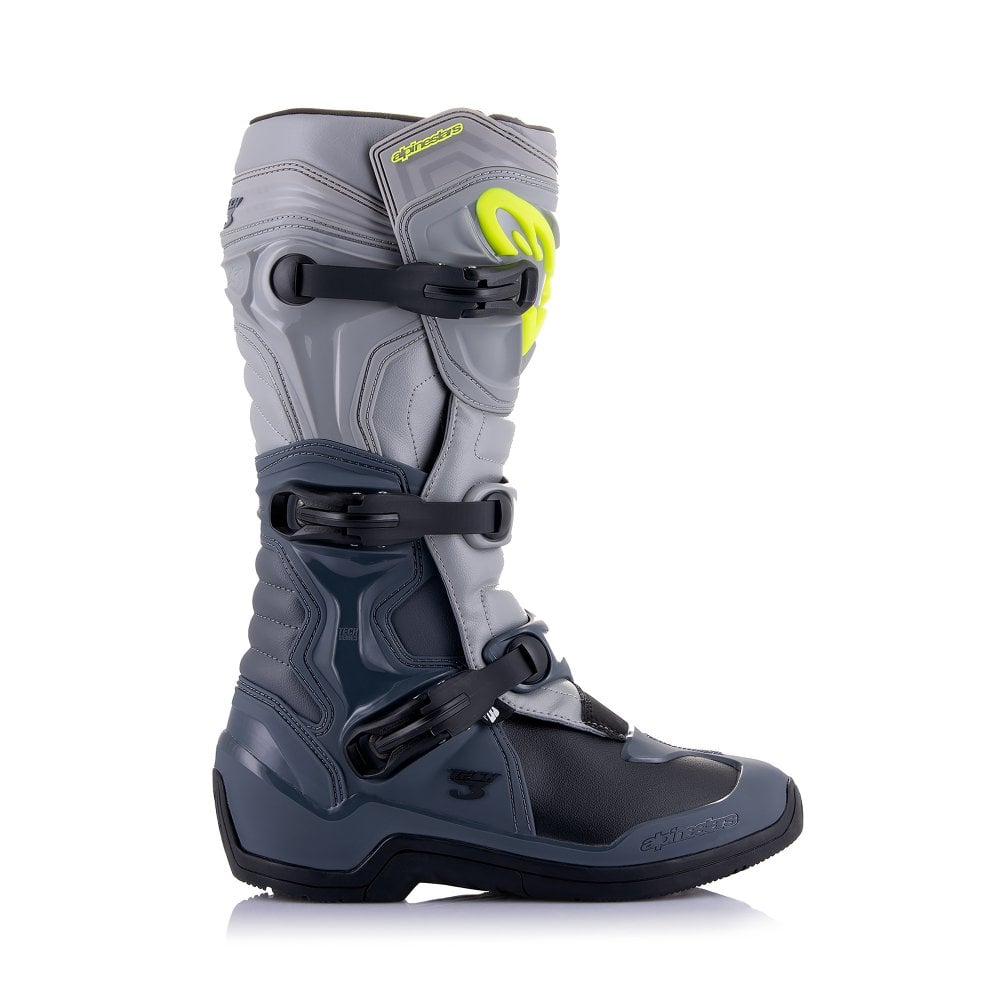 Alpinestars Tech 3 Grey/Fluo Mx Boots