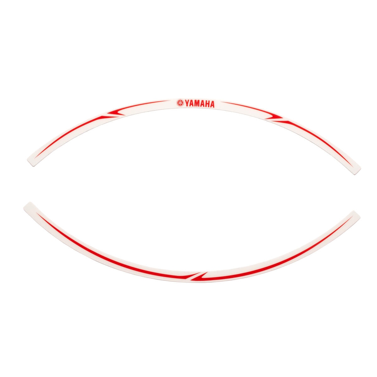 Genuine Yamaha Wheel Rim Stickers White 17"