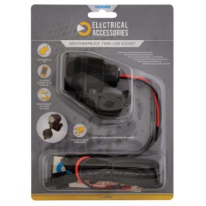 Oxford Twin 12v USB Waterproof Socket