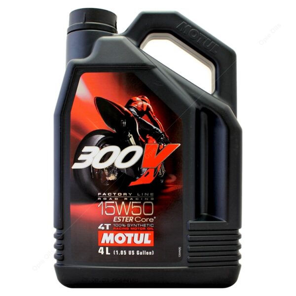 Motul 300V 4T Factory Line 15W50 Oil 4L