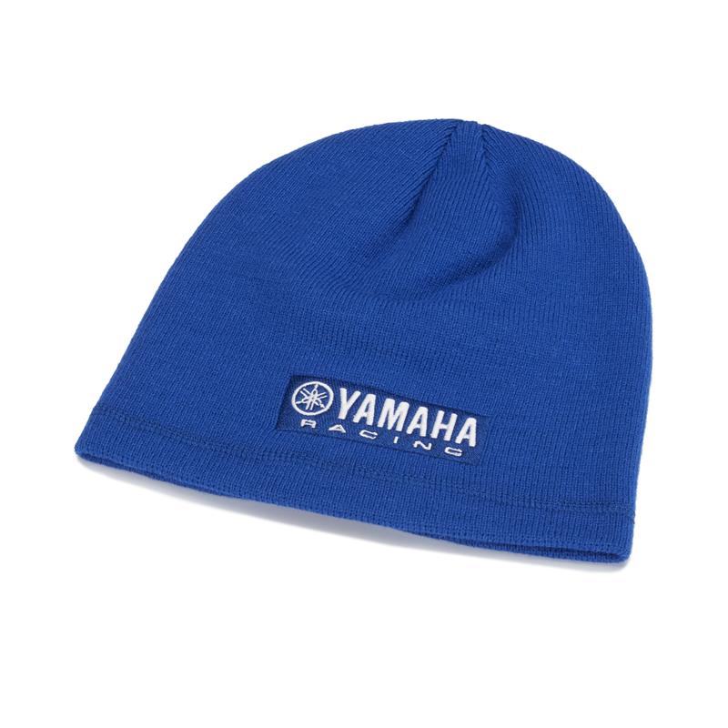 Official Yamaha Racing Paddock Blue Kids Fleece Beanie Hat