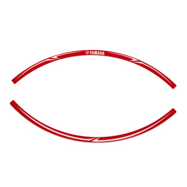Genuine Yamaha Wheel Rim Stickers Red 17''