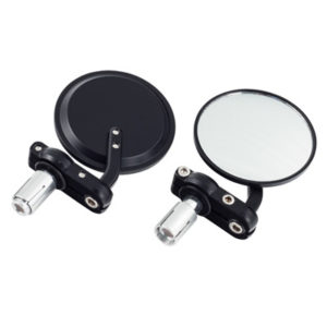 Oxford Black Bar End Mirrors