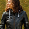 RICHA LADIES TOULON 2 LEATHER MOTORCYCLE JACKET - Image 3