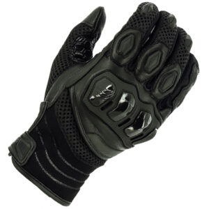 RICHA TURBO MOTORCYCLE GLOVES BLACK