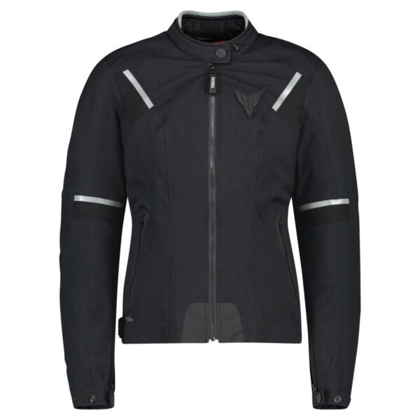 Yamaha Ladies MT Juneau Textile Motorcycle Jacket - Black/Silver