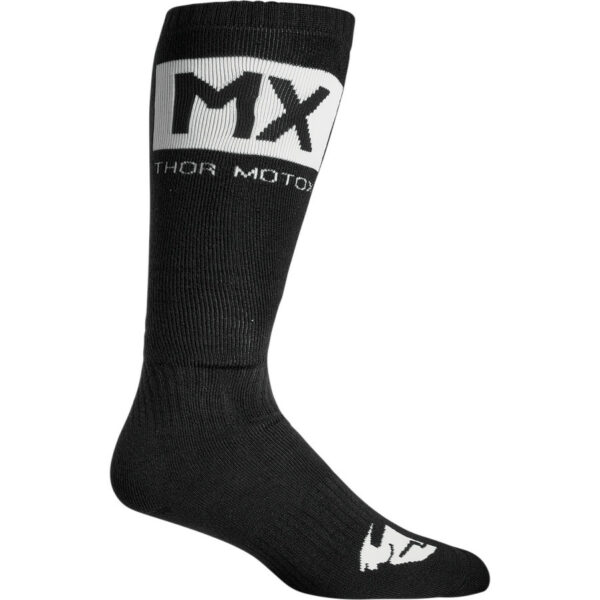THOR MX BLACK/WHITE SOCK