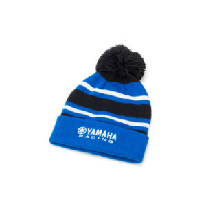 YAMAHA KIDS PADDOCK BLUE KEEL POMPOM BEANIE
