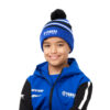 YAMAHA KIDS PADDOCK BLUE KEEL POMPOM BEANIE - Image 3