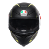 AGV K5-S Tornado Helmet Black/Fluro Motorcycle Helmet - Image 2