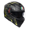 AGV K5-S Tornado Helmet Black/Fluro Motorcycle Helmet - Image 3