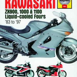 Haynes Manual 1681 - Kawasaki ZX900, 1000 & 1100 Liquid-cooled Fours '83 to '97