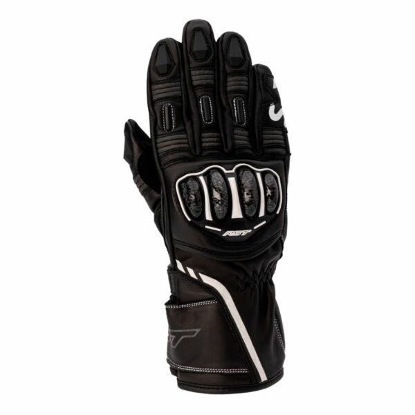 RST S1 CE LADIES MOTORCYCLE GLOVES - BLACK/WHITE