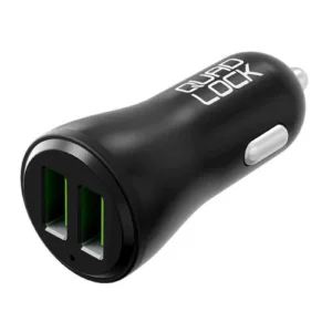 QUADLOCK DUAL USB 12V CAR CHARGER