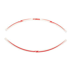 Genuine Yamaha Wheel Rim Stickers White 17"