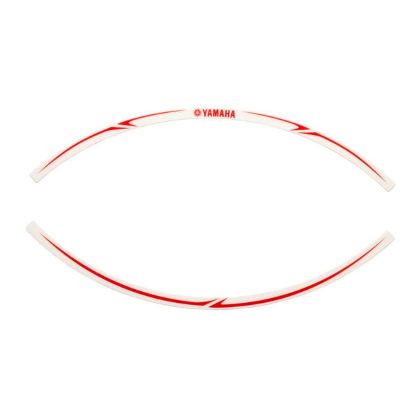 Genuine Yamaha Wheel Rim Stickers White 17"