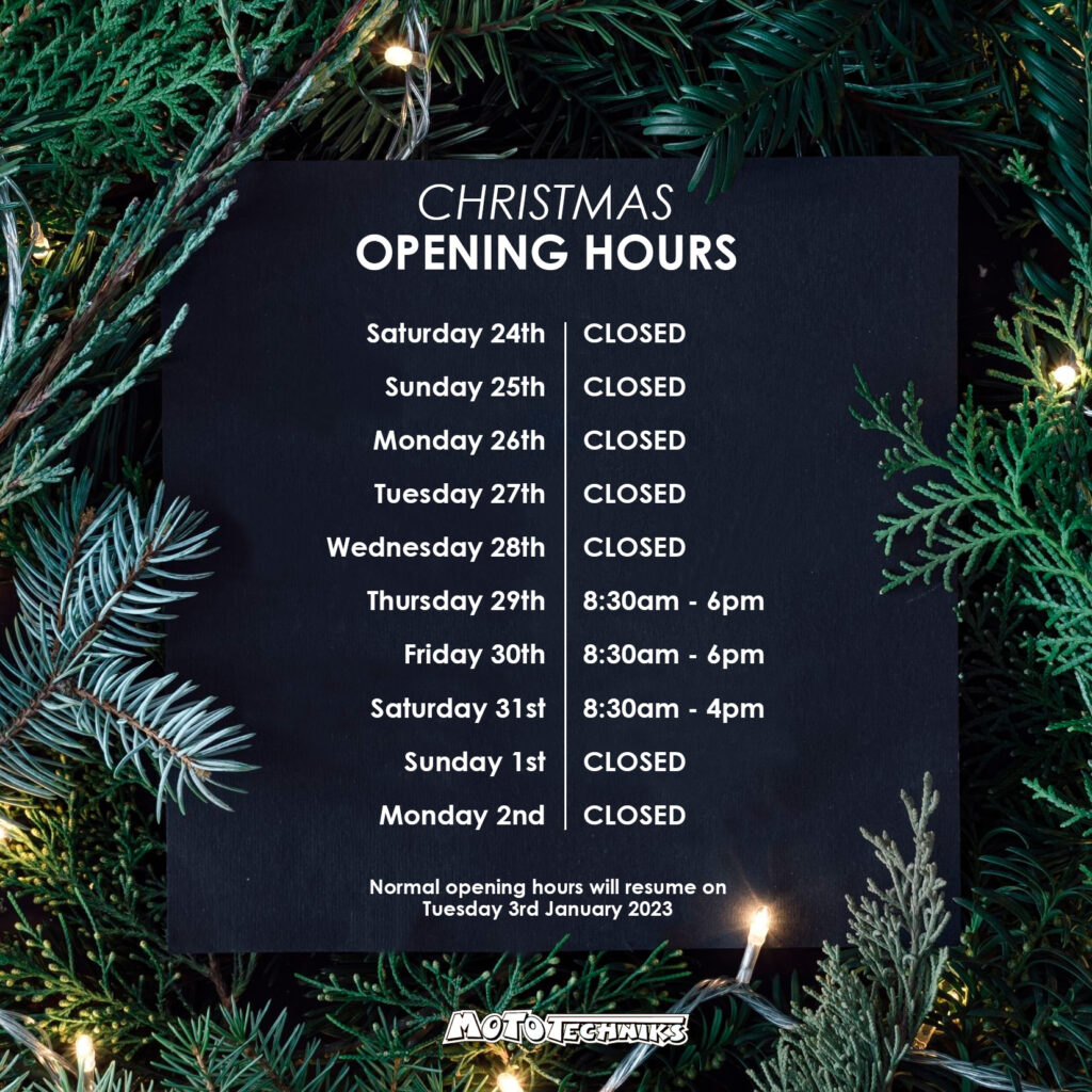 Christmas Opening Hours