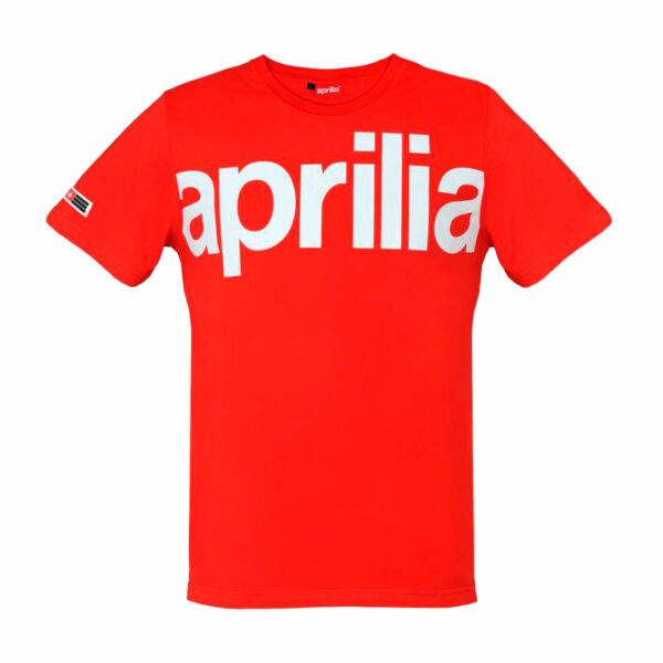 APRILIA WIDE PRINT T-SHIRT – RED