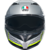 AGV K3 FORTIFY GREY/FLUO MOTORCYCLE HELMET - Image 2