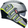 AGV K3 FORTIFY GREY/FLUO MOTORCYCLE HELMET - Image 3