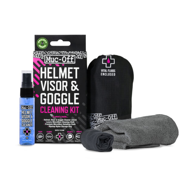 MUC-OFF HELMET, VISOR & GOGGLES CLEANING KIT