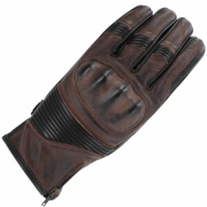 RICHA MEN'S NAZAIRE LEATHER MOTORCYCLE GLOVE - BROWN