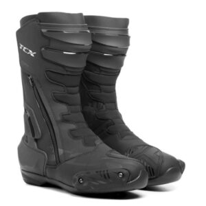 TCX MEN'S S-TR1 WATERPROOF MOTORCYCLE BOOTS - BLACK