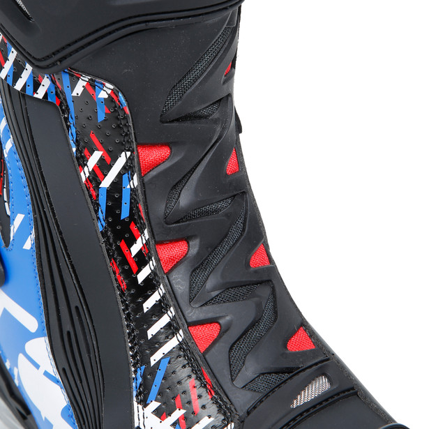 TCX RT RACE PRO AIR MOTORCYCLE BOOTS BLACK BLUE RED Mototechniks