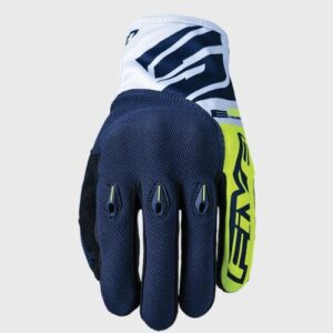FIVE E3 EVO MOTORCYCLE GLOVES FLUO/BLACK