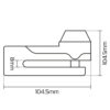 OXFORD TITAN 10mm PIN DISC LOCK - Image 3