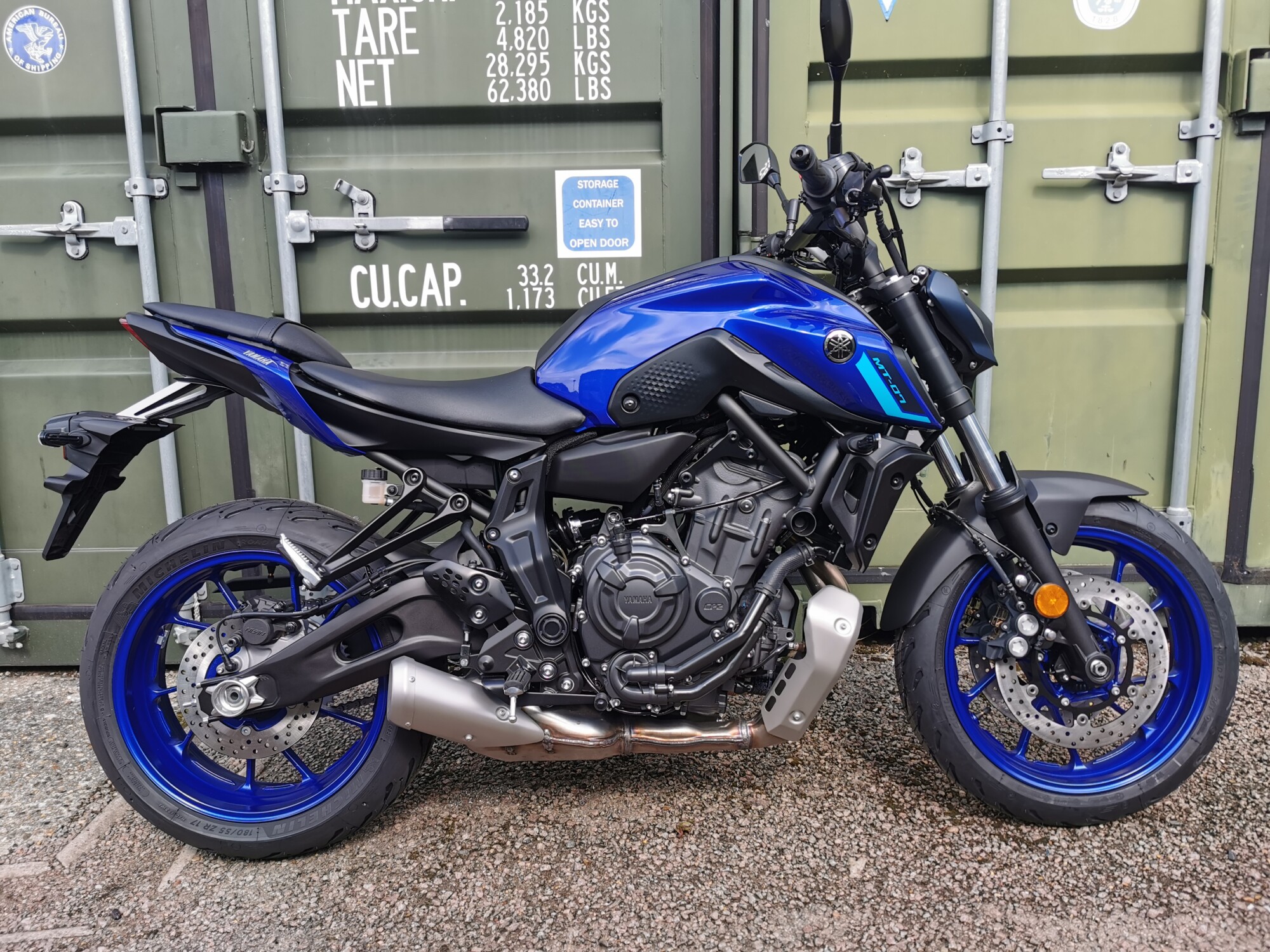Yamaha MT-07 - Cyan Storm + Icon Blue in stock - Mototechniks
