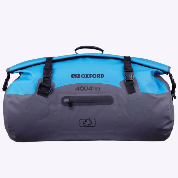 Oxford Aqua T-50 Roll Bag - Blue/Grey
