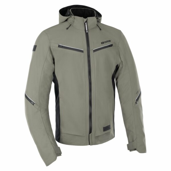 Oxford Mondial Street Dry2Dry Khaki Motorcycle Jacket