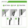 Oxford Atlas G-Hook 26mm x 1.2m Black (Pair) - Image 6