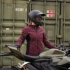 Oxford Mondial Street Dry2Dry Plum Ladies Motorcycle Jacket - Image 14