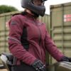 Oxford Mondial Street Dry2Dry Plum Ladies Motorcycle Jacket - Image 15