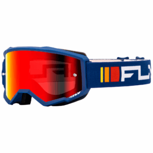 Fly Racing Zone Navy MX Goggles