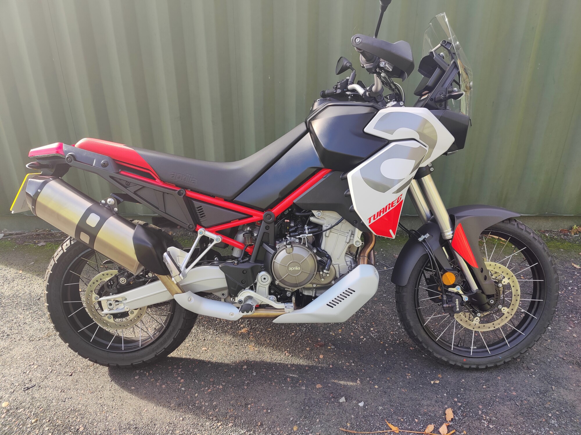 APRILIA TUAREG 660 HAILSTORM WHITE 2025 - EX DEMO