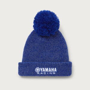 Yamaha Paddock Blue Kids Pompom Beanie